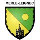 Adesivi stemma Merle-Leignec adesivo