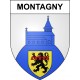 Montagny 42 ville sticker blason écusson autocollant adhésif