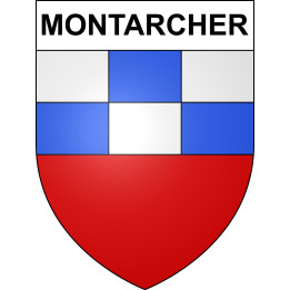 Stickers coat of arms Montarcher adhesive sticker