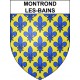 Montrond-les-Bains 42 ville sticker blason écusson autocollant adhésif