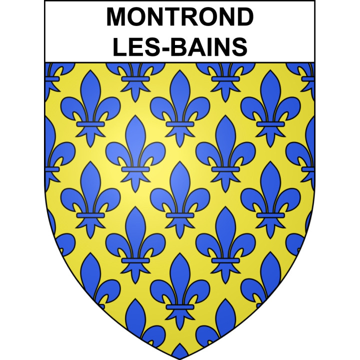 Stickers coat of arms Montrond-les-Bains adhesive sticker