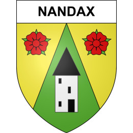 Pegatinas escudo de armas de Nandax adhesivo de la etiqueta engomada