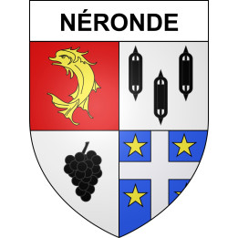 Néronde Sticker wappen, gelsenkirchen, augsburg, klebender aufkleber