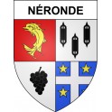Pegatinas escudo de armas de Néronde adhesivo de la etiqueta engomada