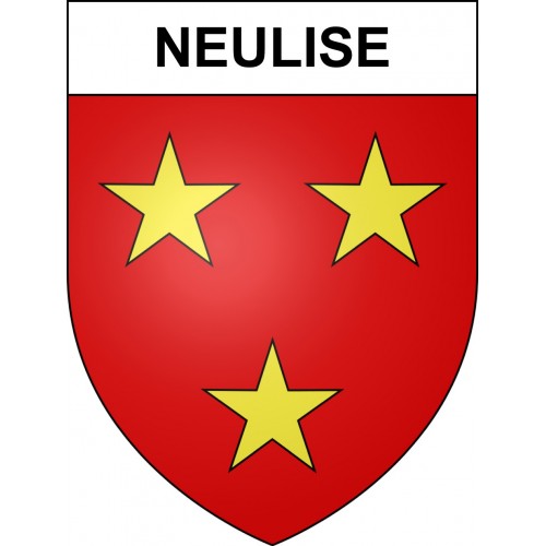 Pegatinas escudo de armas de Neulise adhesivo de la etiqueta engomada