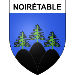 Noirétable Sticker wappen, gelsenkirchen, augsburg, klebender aufkleber
