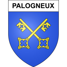 Palogneux 42 ville sticker blason écusson autocollant adhésif