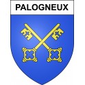 Palogneux 42 ville sticker blason écusson autocollant adhésif