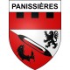 Panissières Sticker wappen, gelsenkirchen, augsburg, klebender aufkleber