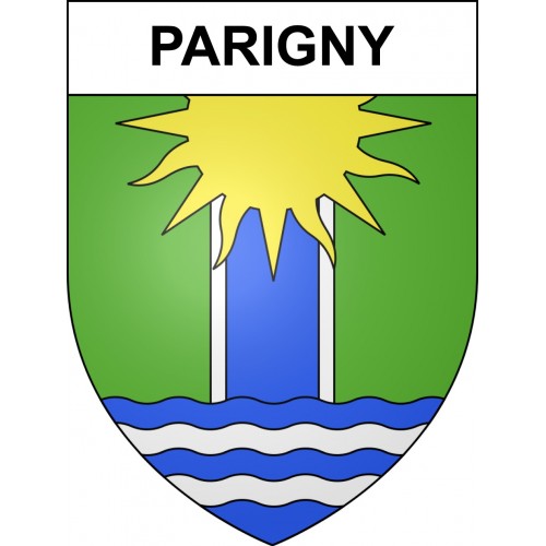 Parigny Sticker wappen, gelsenkirchen, augsburg, klebender aufkleber