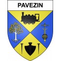 Pavezin Sticker wappen, gelsenkirchen, augsburg, klebender aufkleber