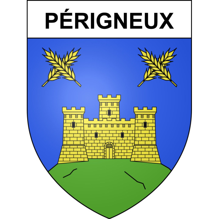 Stickers coat of arms Périgneux adhesive sticker
