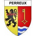 Stickers coat of arms Perreux adhesive sticker