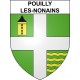 Pouilly-les-Nonains 42 ville sticker blason écusson autocollant adhésif