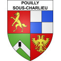 Adesivi stemma Pouilly-sous-Charlieu adesivo
