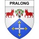 Pralong 42 ville sticker blason écusson autocollant adhésif