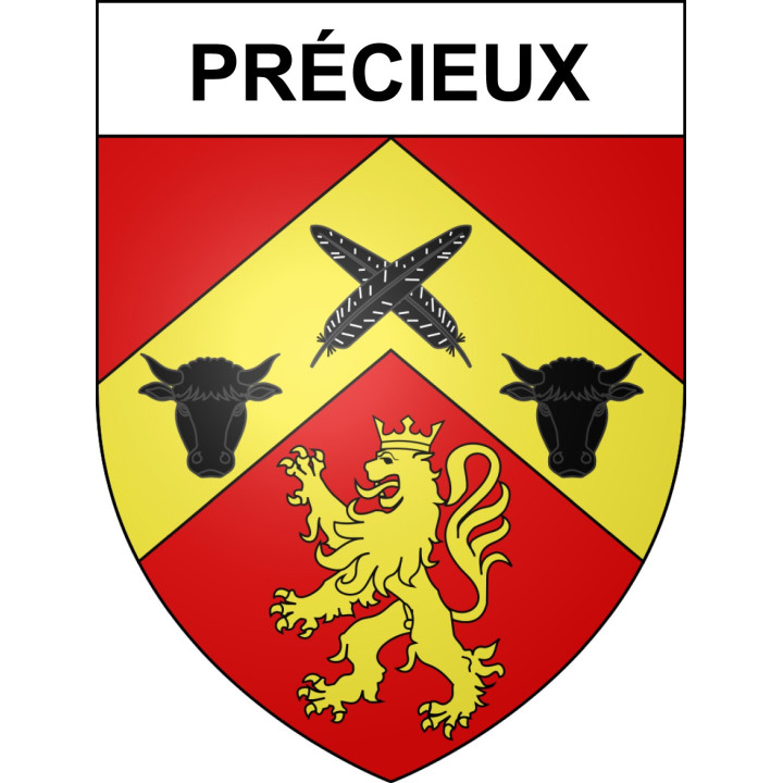 Stickers coat of arms Précieux adhesive sticker