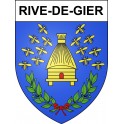 Rive-de-Gier 42 ville sticker blason écusson autocollant adhésif