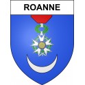 Roanne 42 ville sticker blason écusson autocollant adhésif