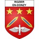 Rozier-en-Donzy 42 ville sticker blason écusson autocollant adhésif