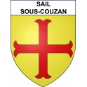 Stickers coat of arms Sail-sous-Couzan adhesive sticker