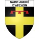 Saint-André-d'Apchon 42 ville sticker blason écusson autocollant adhésif