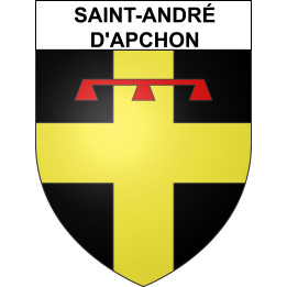 Saint-André-d'Apchon Sticker wappen, gelsenkirchen, augsburg, klebender aufkleber