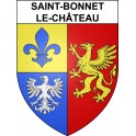 Stickers coat of arms Saint-Bonnet-le-Château adhesive sticker