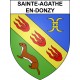 Sainte-Agathe-en-Donzy Sticker wappen, gelsenkirchen, augsburg, klebender aufkleber