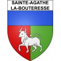 Stickers coat of arms Sainte-Agathe-la-Bouteresse adhesive sticker