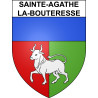 Stickers coat of arms Sainte-Agathe-la-Bouteresse adhesive sticker