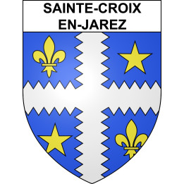 Sainte-Croix-en-Jarez Sticker wappen, gelsenkirchen, augsburg, klebender aufkleber