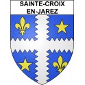 Sainte-Croix-en-Jarez 42 ville sticker blason écusson autocollant adhésif