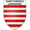 Saint-Forgeux-Lespinasse Sticker wappen, gelsenkirchen, augsburg, klebender aufkleber