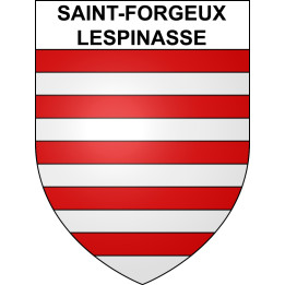 Saint-Forgeux-Lespinasse Sticker wappen, gelsenkirchen, augsburg, klebender aufkleber