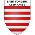 Stickers coat of arms Saint-Forgeux-Lespinasse adhesive sticker