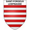 Saint-Forgeux-Lespinasse Sticker wappen, gelsenkirchen, augsburg, klebender aufkleber