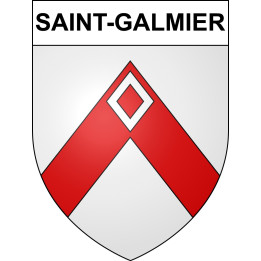 Stickers coat of arms Saint-Galmier adhesive sticker