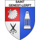 Pegatinas escudo de armas de Saint-Genest-Lerpt adhesivo de la etiqueta engomada