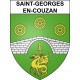 Saint-Georges-en-Couzan 42 ville sticker blason écusson autocollant adhésif