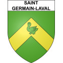 Saint-Germain-Laval Sticker wappen, gelsenkirchen, augsburg, klebender aufkleber