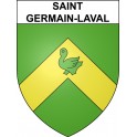 Stickers coat of arms Saint-Germain-Laval adhesive sticker