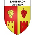 Stickers coat of arms Saint-Haon-le-Vieux adhesive sticker