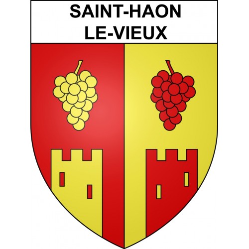 Adesivi stemma Saint-Haon-le-Vieux adesivo
