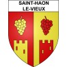 Pegatinas escudo de armas de Saint-Haon-le-Vieuxadhesivo de la etiqueta engomada