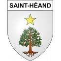 Saint-Héand 42 ville sticker blason écusson autocollant adhésif