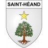 Pegatinas escudo de armas de Saint-Héand adhesivo de la etiqueta engomada