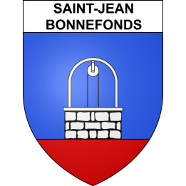 Stickers coat of arms Saint-Jean-Bonnefonds adhesive sticker