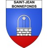 Saint-Jean-Bonnefonds 42 ville sticker blason écusson autocollant adhésif