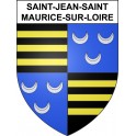Saint-Jean-Saint-Maurice-sur-Loire 42 ville sticker blason écusson autocollant adhésif
